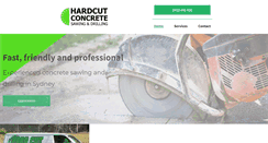 Desktop Screenshot of hardcutconcretesawing.com.au
