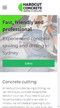 Mobile Screenshot of hardcutconcretesawing.com.au